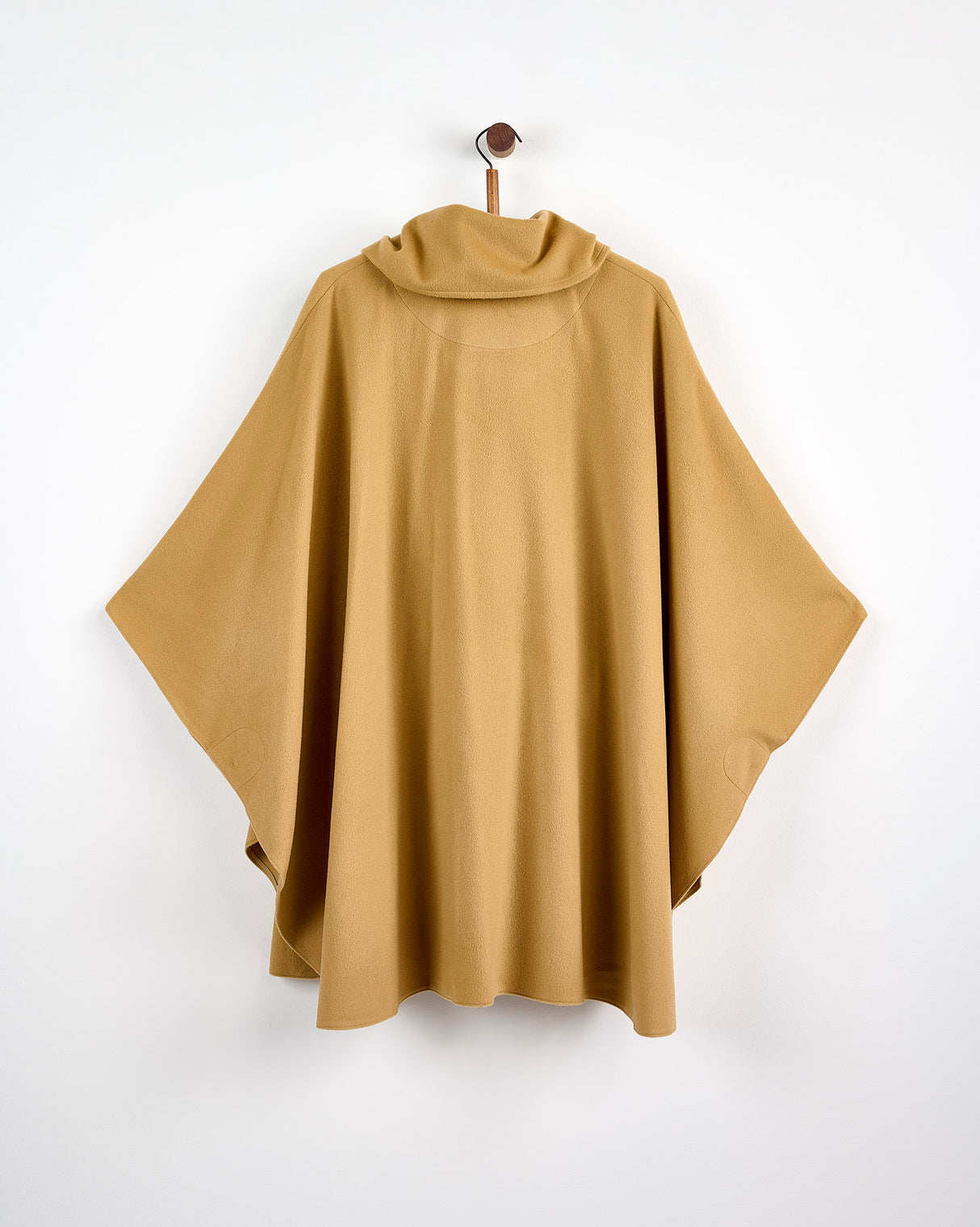 Camel Cashmere Blend Berry Cape