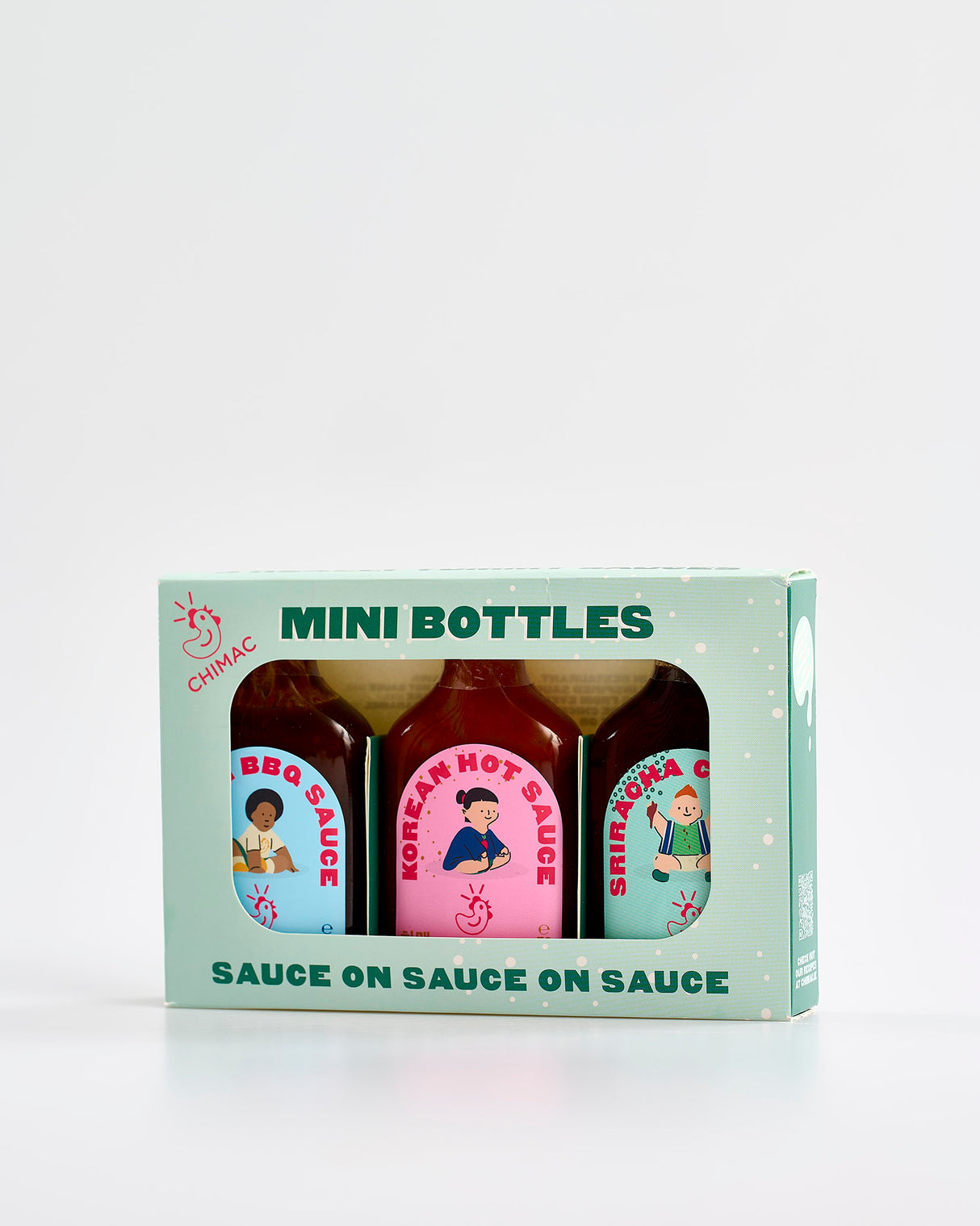 Chimac Sauce on Sauce on Sauce Mini Bottles Gift Pack