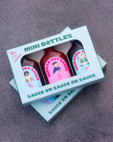Chimac Sauce on Sauce on Sauce Mini Bottles Gift Pack