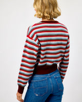 Rouge Shibuya Stripe Scarf & Cardigan Set