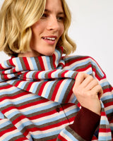 Rouge Shibuya Stripe Scarf & Cardigan Set