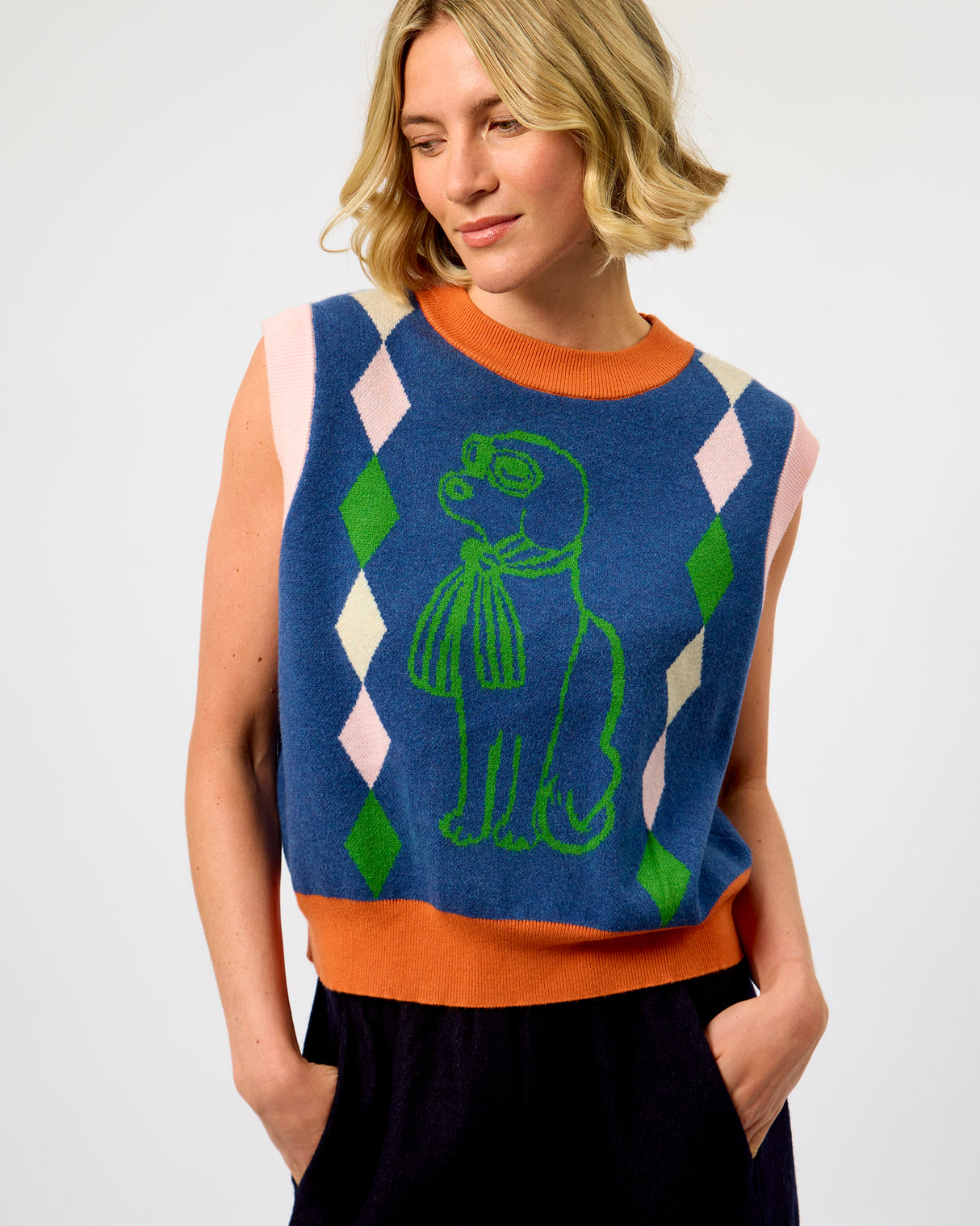 Blue Marine Torquay Knit Vest