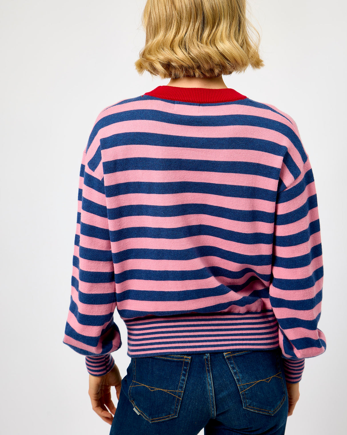 Rose Akita Stripe Jumper