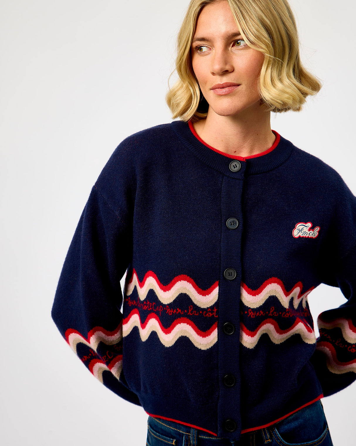 Blue Marine Roadtrip Cardigan