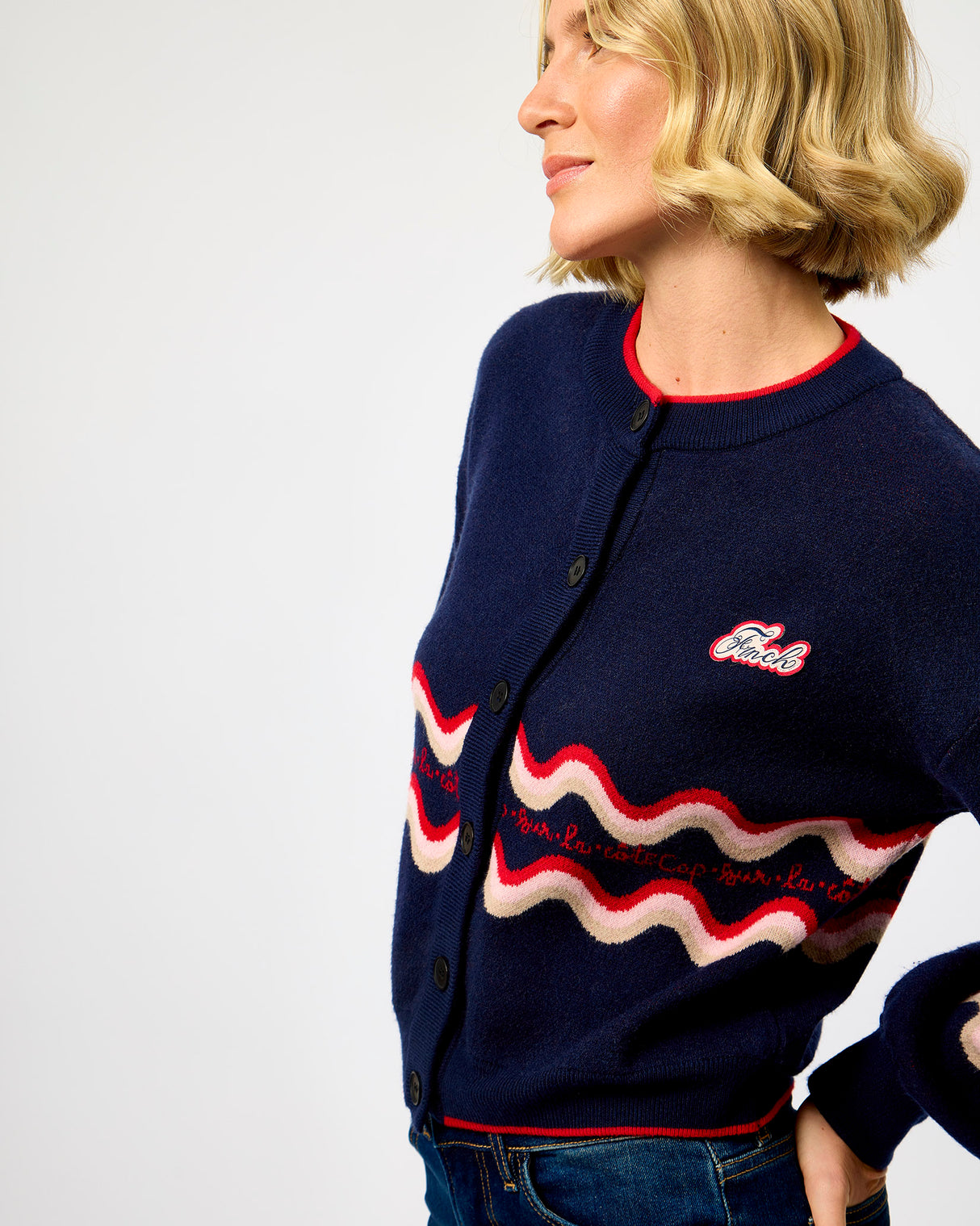 Blue Marine Roadtrip Cardigan