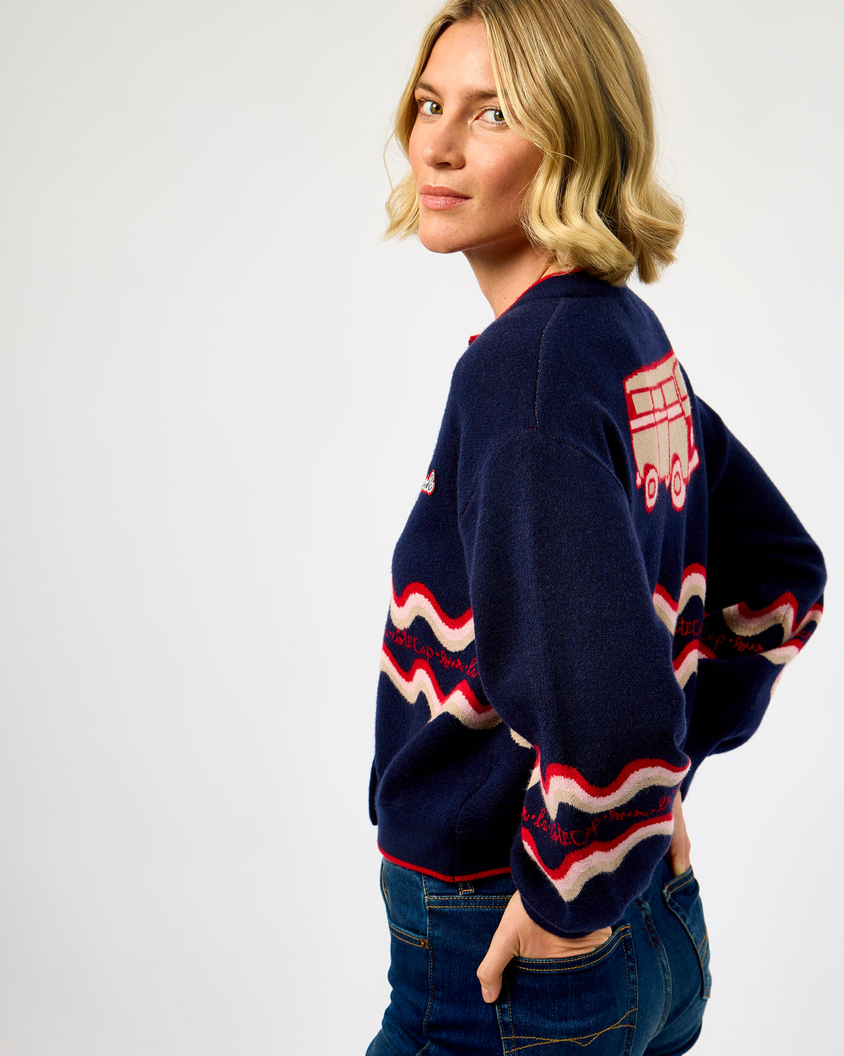 Blue Marine Roadtrip Cardigan