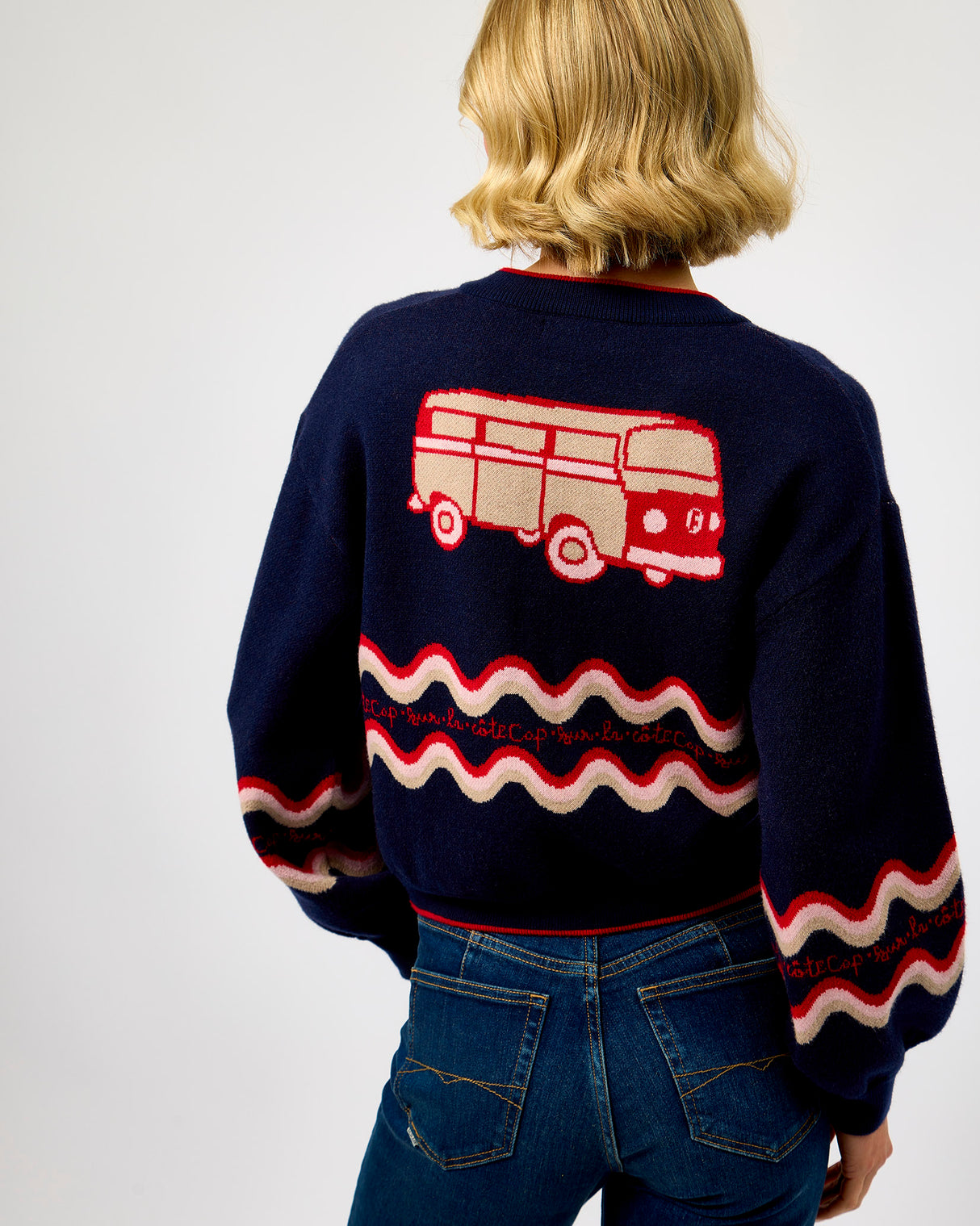 Blue Marine Roadtrip Cardigan