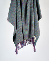 Teal Cobble Donegal Throw