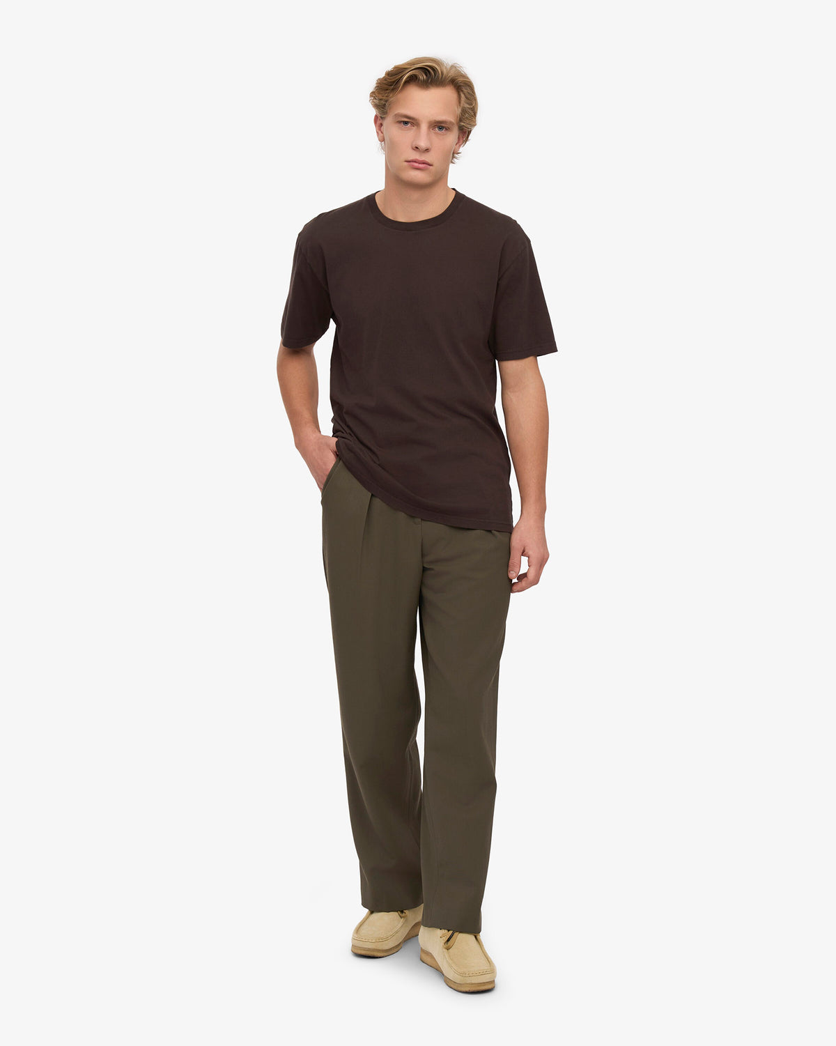 Coffee Brown Classic Cotton T-Shirt