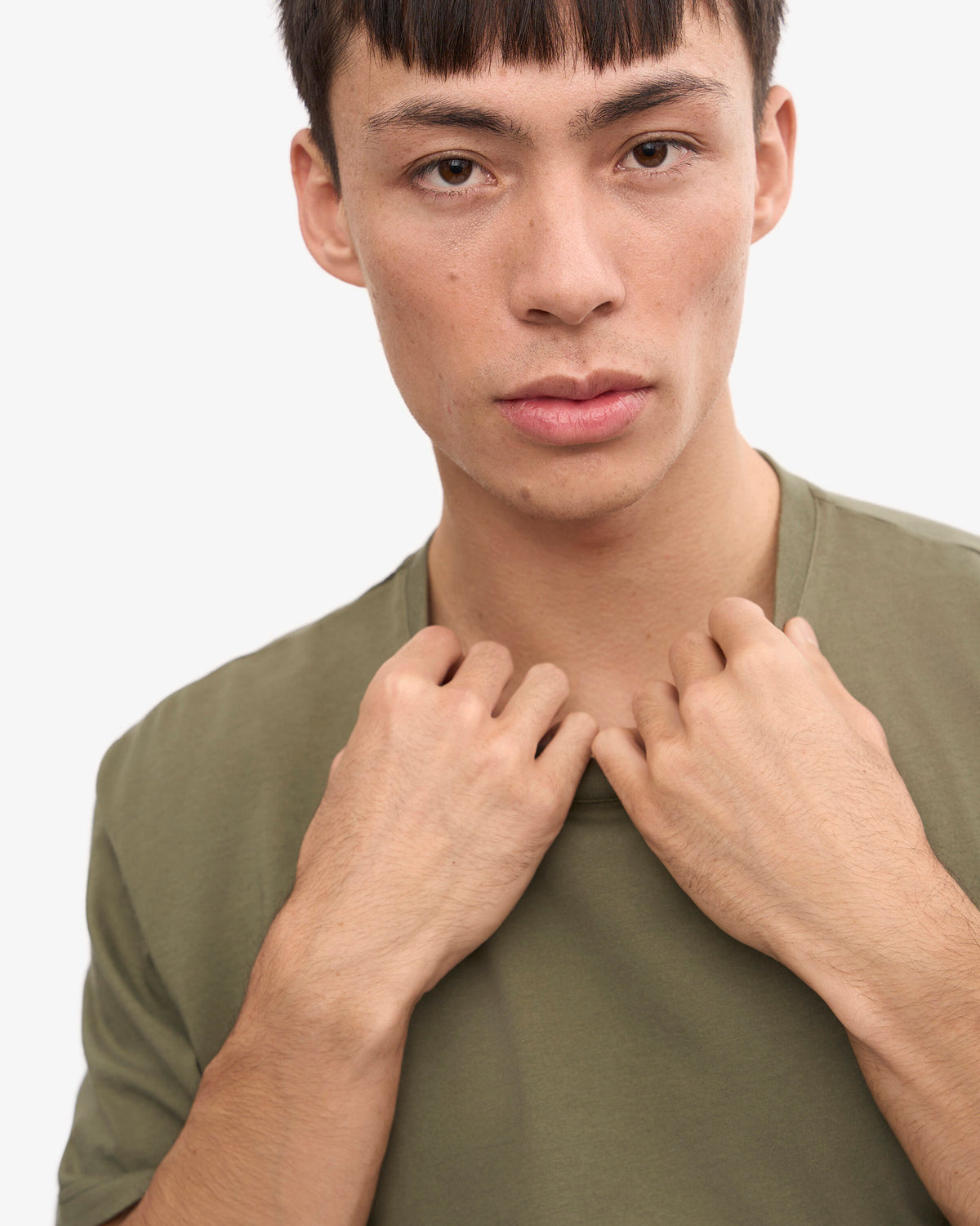 Dusty Olive Classic Cotton T-Shirt