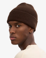 Coffee Brown Merino Beanie