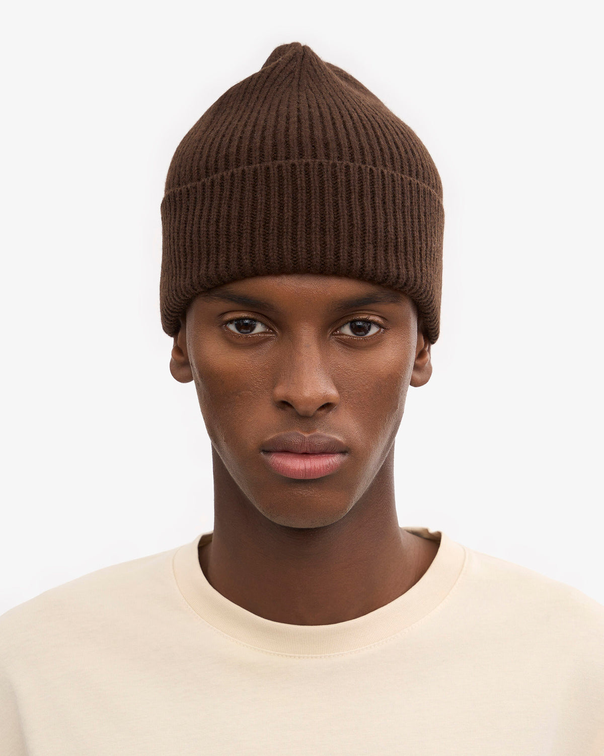 Coffee Brown Merino Beanie