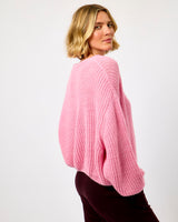 Bon Bon Pink Marl Cyro Knitted Jumper