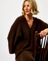 Brown Marl Damsville Cardigan