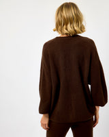 Brown Marl Damsville Cardigan
