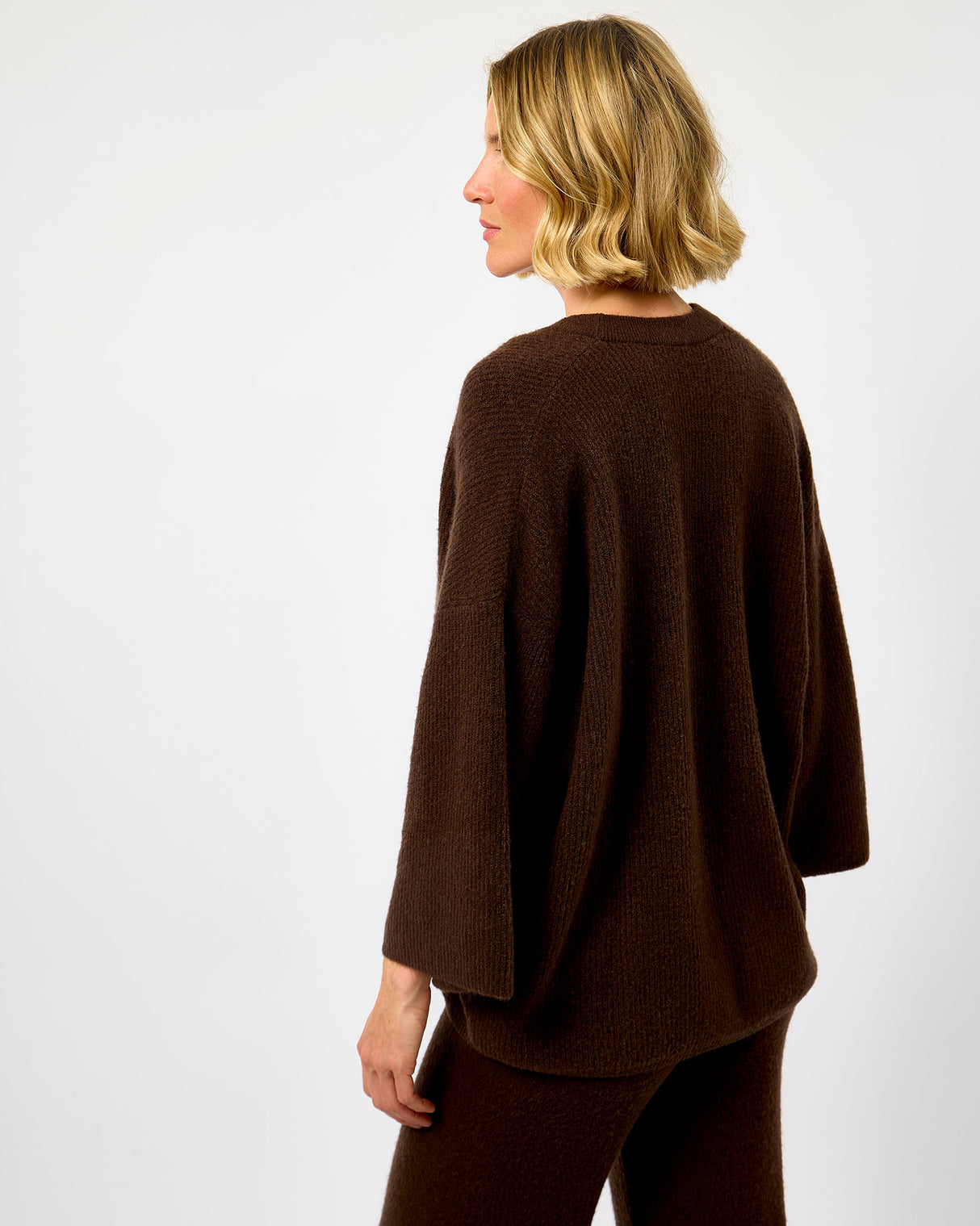 Brown Marl Damsville Cardigan