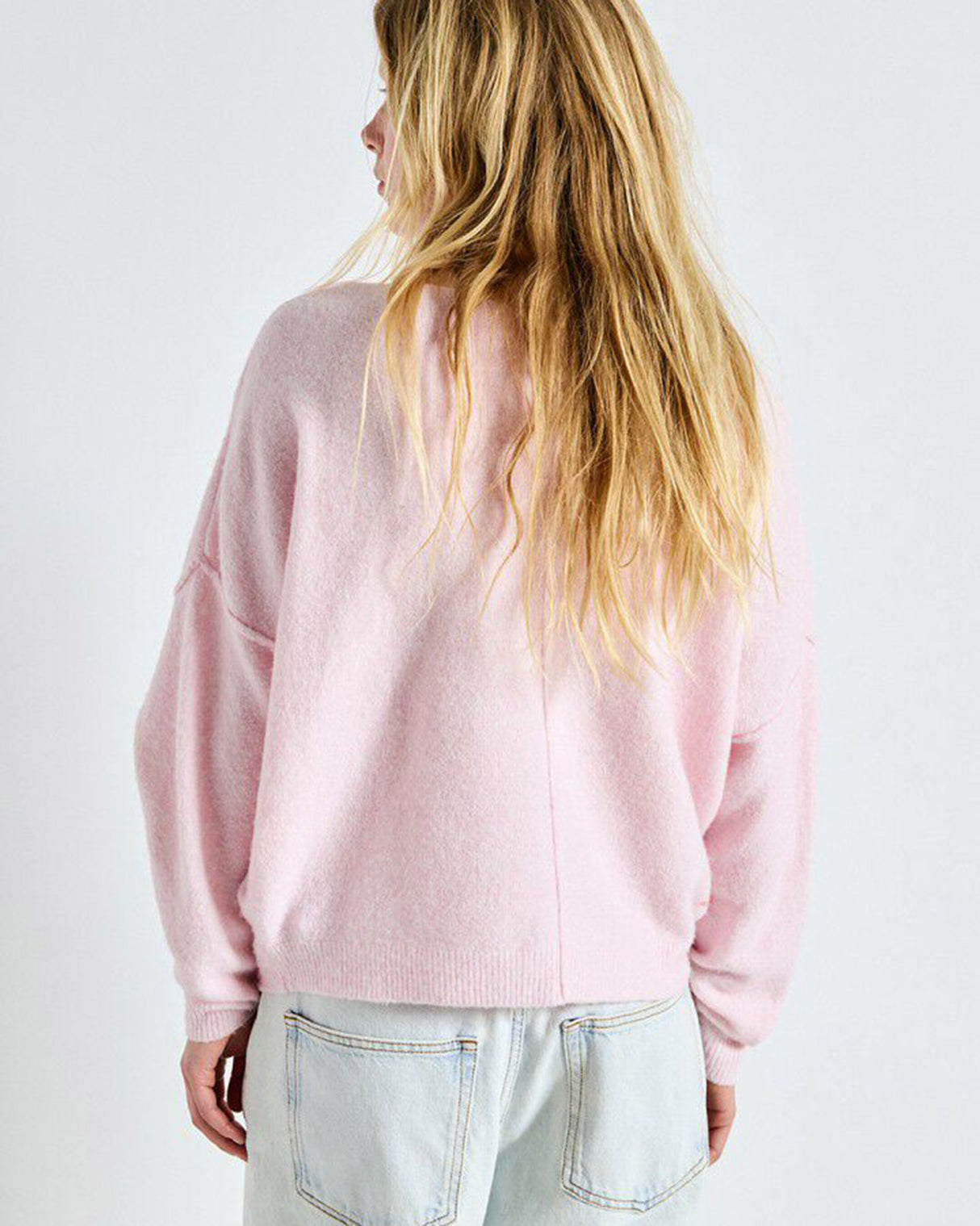Pastel Pink Marl Damsville Sweater