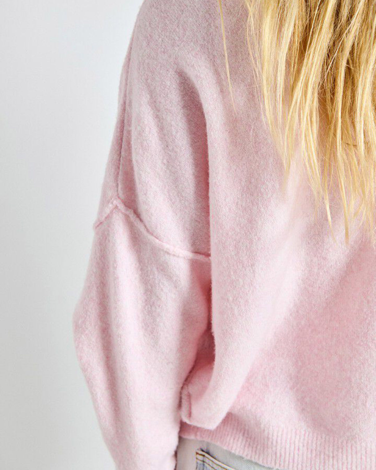 Pastel Pink Marl Damsville Sweater
