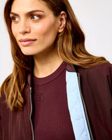 Fudge Cloak & Light Blue Djenna Reversible Bomber Jacket