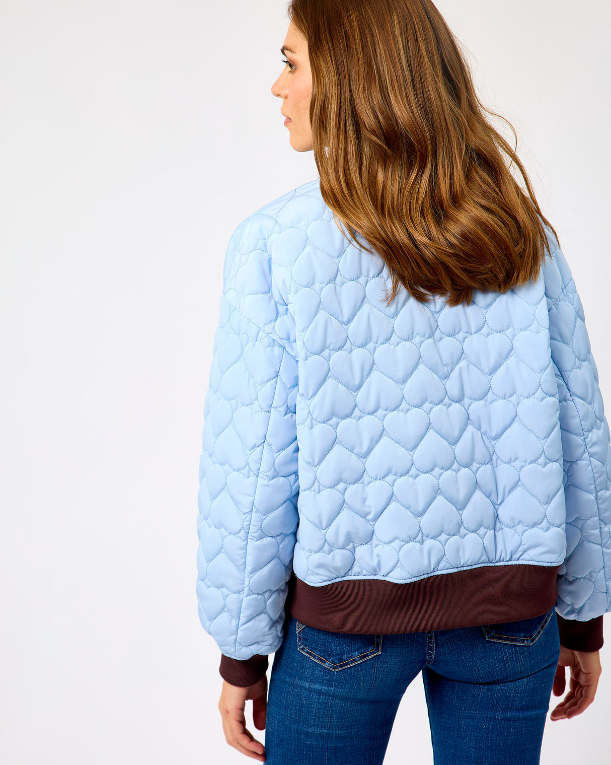 Fudge Cloak & Light Blue Djenna Reversible Bomber Jacket