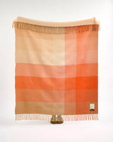 Sandstone Gradient Double Sided Cashmere & Merino Throw