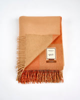 Sandstone Gradient Double Sided Merino & Cashmere Throw