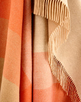 Sandstone Gradient Double Sided Cashmere & Merino Throw