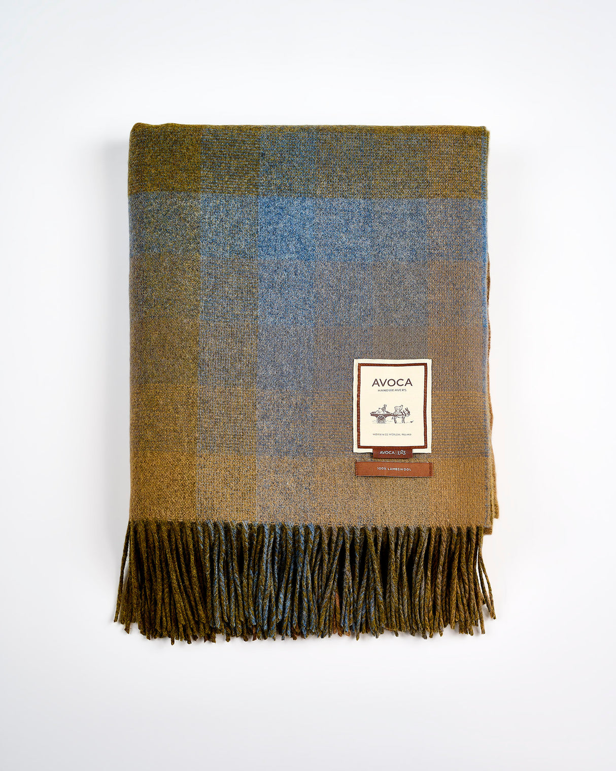 Antique Spectrum Double Sided Lambswool Throw