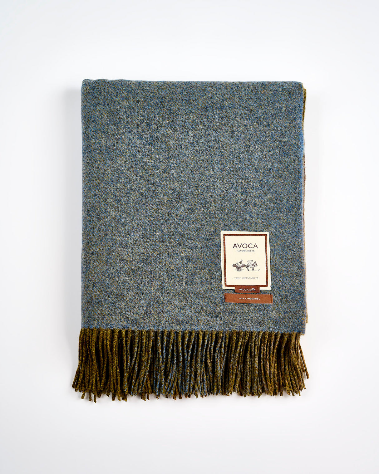 Antique Spectrum Double Sided Lambswool Throw