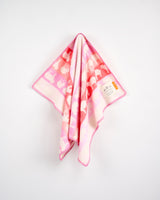 Baa Blush Stripes Fluffy Sheep Baby Blanket
