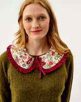 Ivory Forest Friends Quilted Cotton Collar
