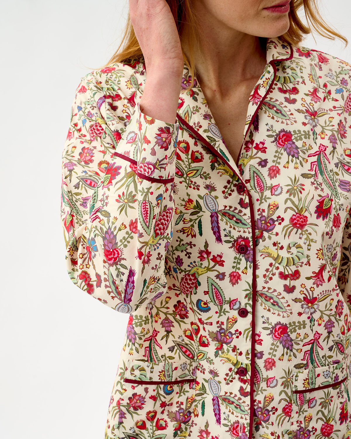 Ivory Forest Friends Cotton Pyjama Set