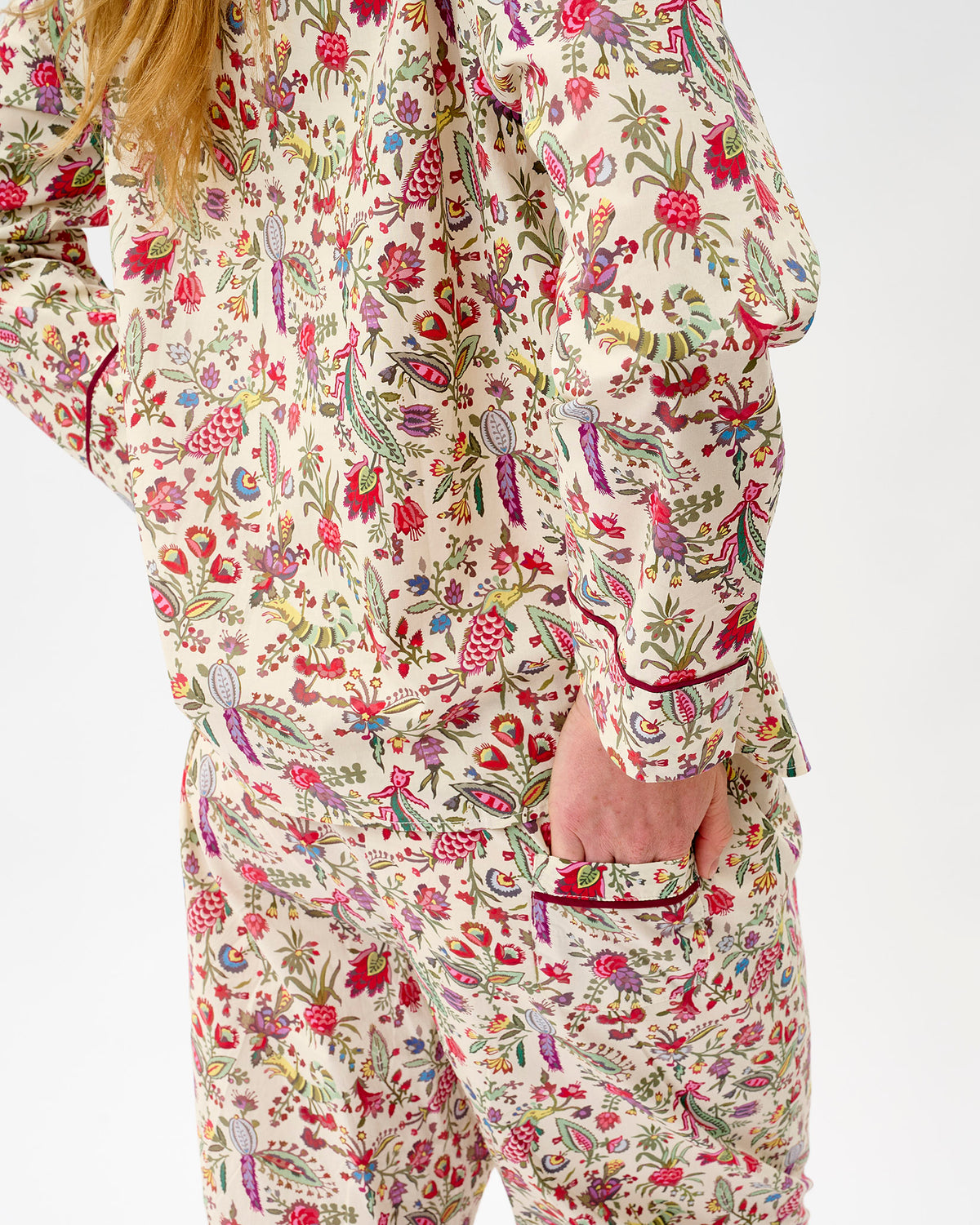 Ivory Forest Friends Cotton Pyjama Set