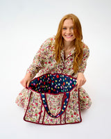 Ivory Forest Friends Quilted Cotton Tote Bag
