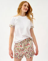 Ivory Forest Friends Cotton Shorts