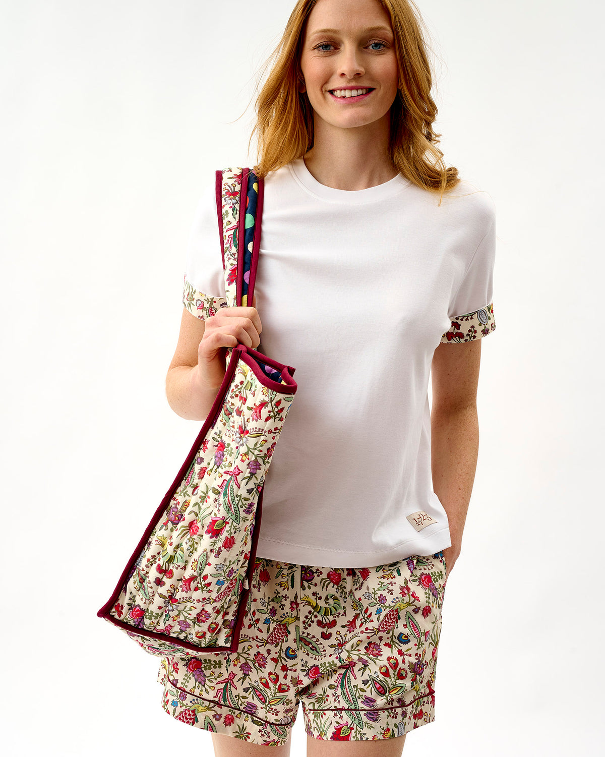 Ivory Forest Friends Cotton Shorts