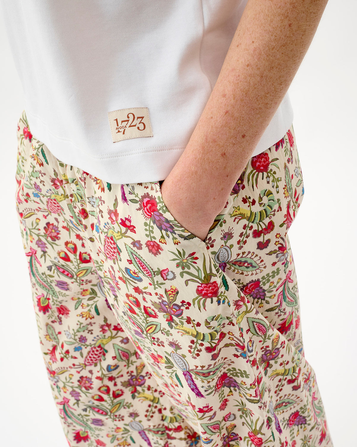 Ivory Forest Friends Frill Trim Cotton Bottoms
