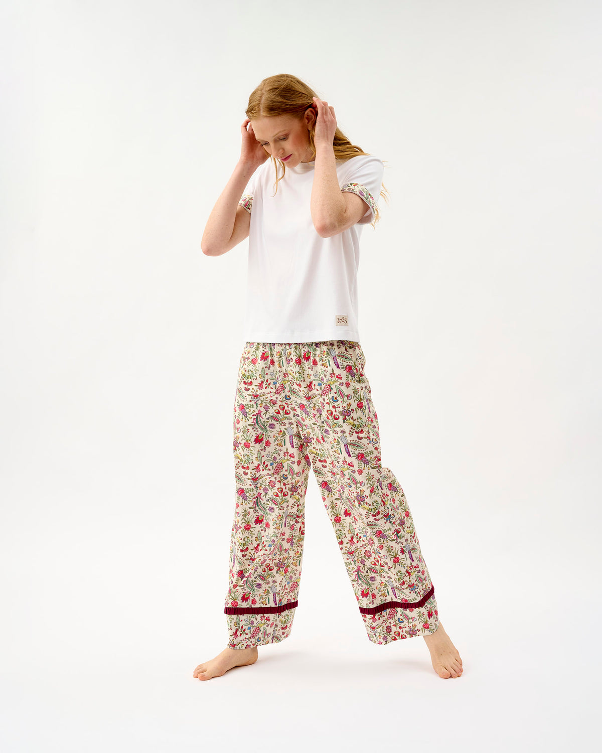 Ivory Forest Friends Frill Trim Cotton Bottoms