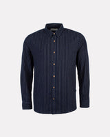 Sky Captain Galside Vertical Stripe Cotton Shirt