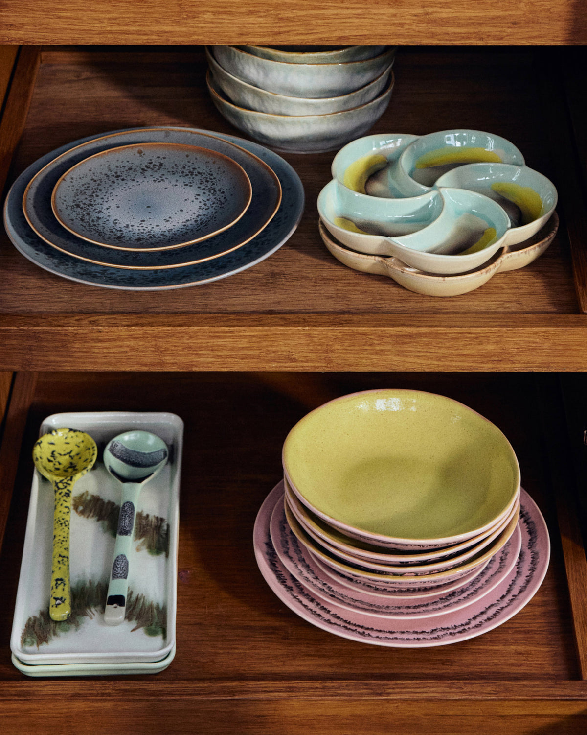 Bubble 70s Ceramics Side Plates - Set of 2