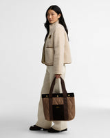 Muted Healy Quilted Tote Bag