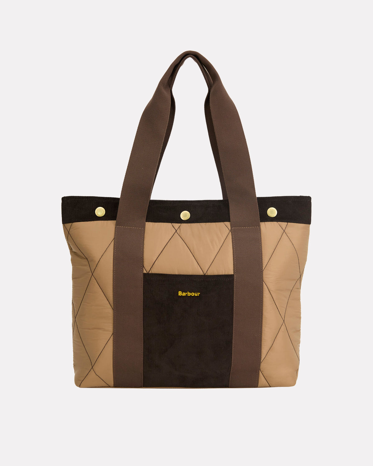 Muted Healy Quilted Tote Bag