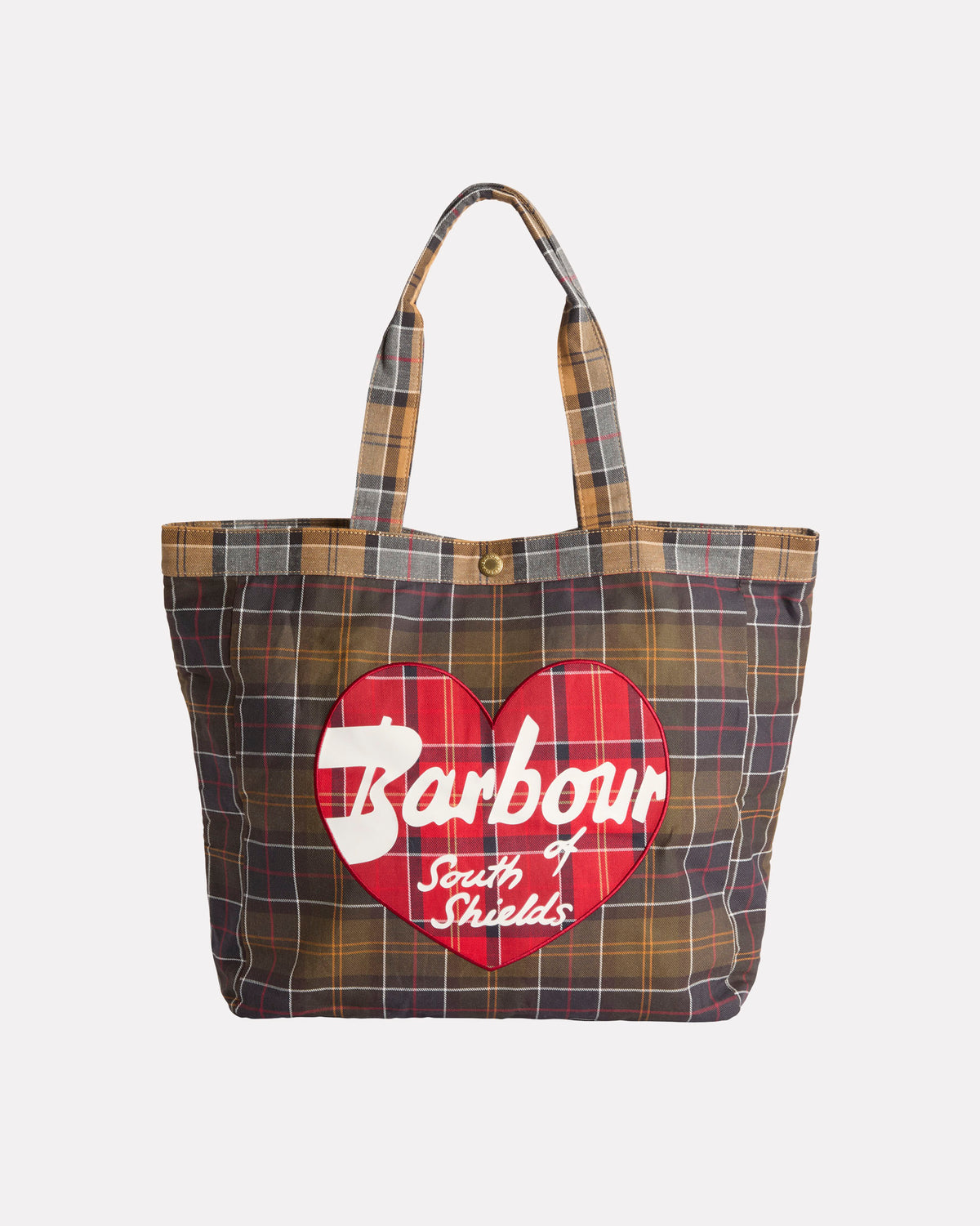 Classic Tartan Heart Tote Bag