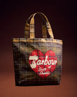 Classic Tartan Heart Tote Bag