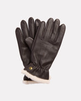Brown Bainford Leather Gloves