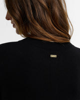 Black Penny Crew Neck Knit Jumper