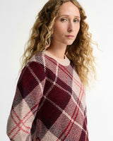 Purple Stevie Crew Neck Jumper