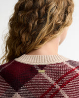 Purple Stevie Crew Neck Jumper