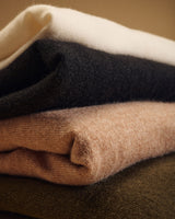 Camel Penwood Cashmere Knitted Jumper