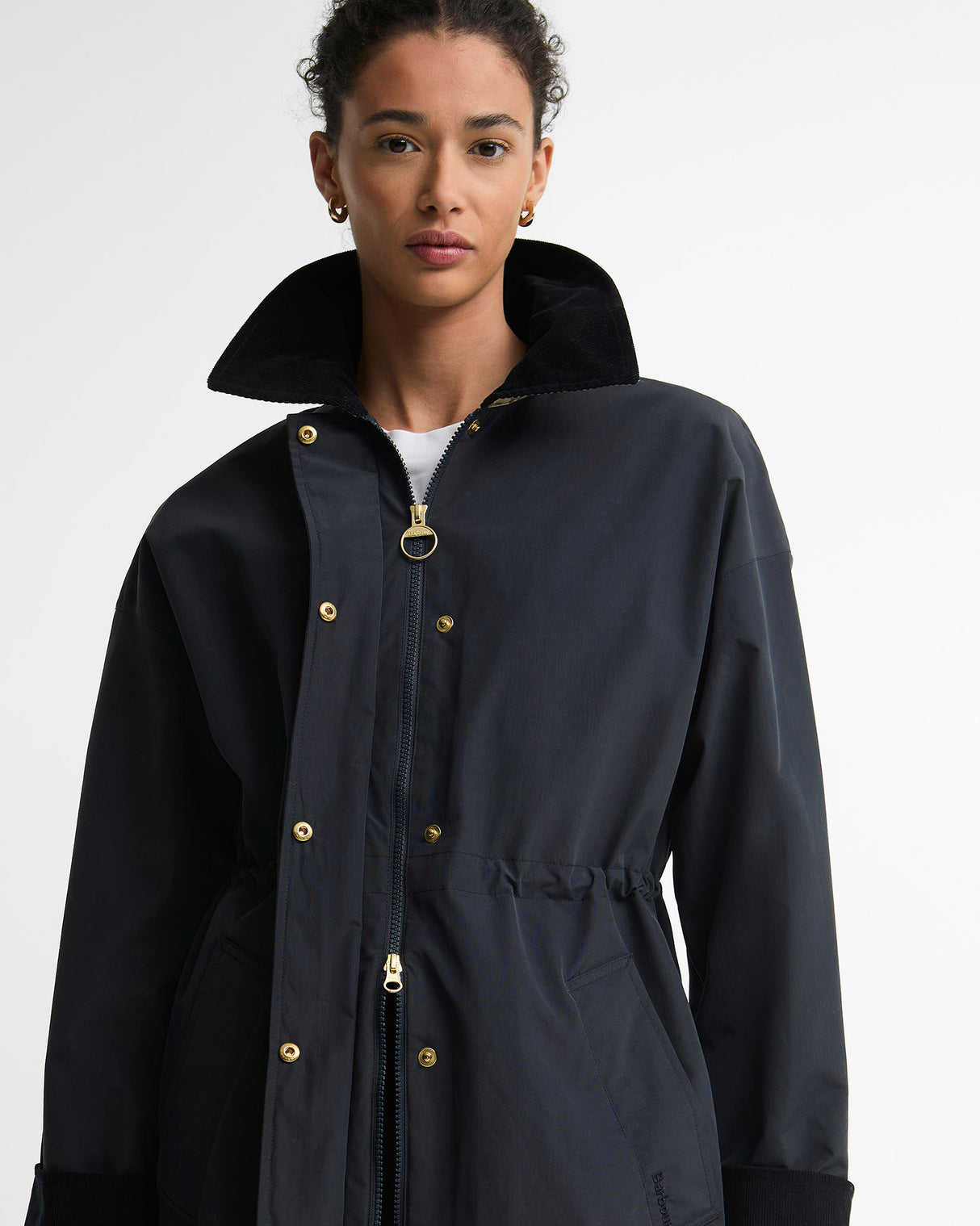Dark Navy Evelyn Showerproof Jacket